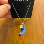 Coach  Jet Flower Charm Necklace #C7190 Photo 1