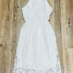 Acemi  white lace halter style dress size small Photo 2