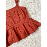 Planet Gold Cotton Crochet-trim Flutter-strap Tank Peplum Lace Whimsygoth Fairy Photo 5