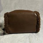 ASPEN Brown Quilted Mini Bag with Sherpa Accents Photo 5