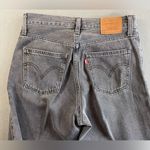 Levi's Levi’s Black Dad Jeans Straight Leg Mid Rise size 26‎ Photo 6