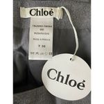 Chloé Skirt Size T36 XS Wool Silk NEW Grey Pockets Mini Business Professional Photo 2