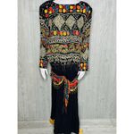 carole little Nwt vintage  dress with beaded wrap size 14w geometric design 80s Photo 7