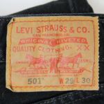 Levi's Levi’s 501 Straight Fit Black Jeans Photo 5