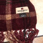 Woolrich  cranberry plaid scarf wrap soft cozy cute ladies Photo 4