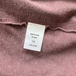 North Style Womens 1X Knit Sleeve Open Front Cardigan Jacket Purple Photo 5