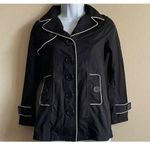 Joujou black military style flat collar jacket Black Size undefined Photo 0