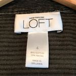 Loft Ann Taylor corduroy green blazer w/ toggle button & elbow patches size 4 Photo 1