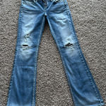 Silver Jeans New  Blue Distressed AIKO Jeans 27x33 Photo 0