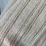 ASTR  The Label Faux Wrap Pointelle Ribbed Open Knit Sweater V-Neck Cream XL Photo 10