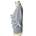 Mulberry Short Sleeve Gray Knit Bow Sweater Shirt Size Medium Photo 1