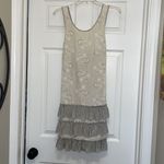 Rebecca Taylor Garden Linen Eyelet Dress in Vanilla Photo 4