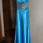 Cinderella  Blue Beaded Maxi Dress Photo 0