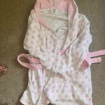 Ulta Beauty Pink and White Polka Dot Robe Size undefined Photo 0
