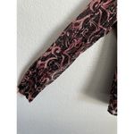 Kachel x Anthropologie Blouse Size 4 Silk Blend Paisley Gold Tinsel Bessie Sheer Photo 5