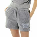 Ames Worldwide Terry Signature Logo Shorts Gray High Rise Korean Loungewear KPop Size M Photo 0