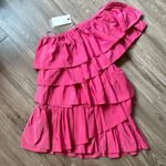 Endless Rose One-Shoulder Ruffle Minidress Size S NWT Photo 2