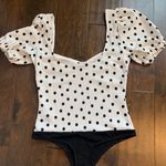 Miss Selfridge Polka Dot Bodysuit Photo 2