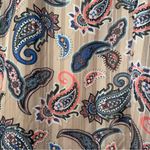 Marée Pour Toi Paisley Print Button Down Slit Front Maxi Dress Sparkle Accent 20 Pink Size undefined Photo 7