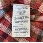 Faherty  Annalise NWT Blouse Top Organic Cotton Sunset Gingham Plaid Small Photo 9