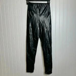 Wilfred Aritzia  Free Hi Waist Pullon Vegan Leather Black Leggings Q1 Photo 6