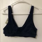 Aerie Offline by Womens Recharge Least Support Blue Terry Cloth Bralette Small Photo 1