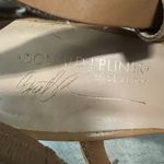 Donald J. Pliner (8) Y2K Tavish Tan Leather Strappy Stack Wood Heel Sandal Shoes Photo 12