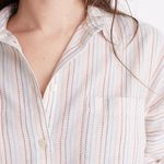 Madewell  Courier Shirt in Stitched Rainbow Stripe Size XS Photo 3