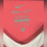 Nike Drifit Sleeveless V neck Top Pink/white Size S Photo 5