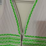 Bebe ‘Naya’ Green and White Bandage Mini Dress size S Photo 4