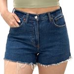 Abercrombie & Fitch Cutoff Jean Shorts High Rise Photo 0