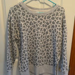 90 Degree By Reflex Textured Gray Sweater Size M Photo 0