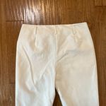 Theory  treeca white crop pants size 4 Photo 8