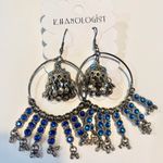 Bollywood Indian/ Pakistani earring jhumka Silver Photo 1