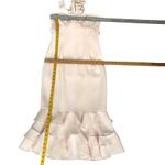 CINQ A SEPT Pale Pink Kimora Dress Ruffle Detail Sleeveless Crepe Womens Size 4 Photo 8