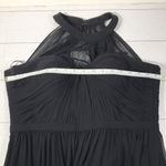 Camille La Vie Black Halter Collar Floor Length Evening Gown Photo 5