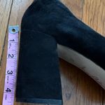 Sam Edelman Kassidy Black suede pump Heels, size 8.5 block heel pointy toe Photo 5