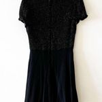 Papell Boutique  Evenings Beaded Silk Dress Photo 1