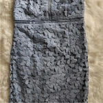 Bardot EUC  Gemma Dress in Dusty Blue 4 Revolve Lacy Classy Embroidered Floral Photo 5