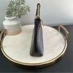 Ted Baker Black Mini Grain Minimalist Crossbody Bag with Gold Chain Hardware Photo 2