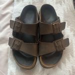 Birkenstock  Arizona Sandals Leather Brown Photo 0