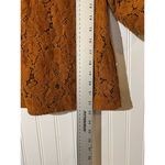 Dolan Life Nest Boho Lace Puff Sleeve Top Small Brown Corduroy Cottagecore Photo 5