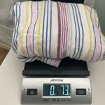 BeachLunchLounge Womens Alex Shirt Long Sleeve Button Up Multicolor Stripe Large Photo 6