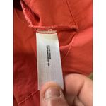 Old Navy Women Rebellion Red Size Medium Long Field Jacket Cotton Zip READ Photo 9