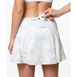 Lululemon Pace Rival Tropical Shadow Starlight 15" Pleated Mini Skirt Skort 10 Photo 2