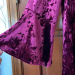 Eliza J  crushed velvet shift dress bell sleeve Photo 2