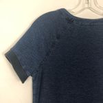 Max jeans  Short Sleeve Blue Shirt/Tunic Dress Size S Photo 7