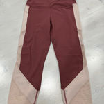 Athleta  Crop Leggings Colorblock High Rise‎ Athletic Pants Medium Photo 0