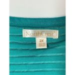 NorthCrest Swim Cover Up Size XXL Green Photo 1