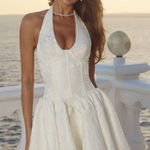 RUNAWAY THE LABEL AMITY V NECK CORSET MINI DRESS Photo 0